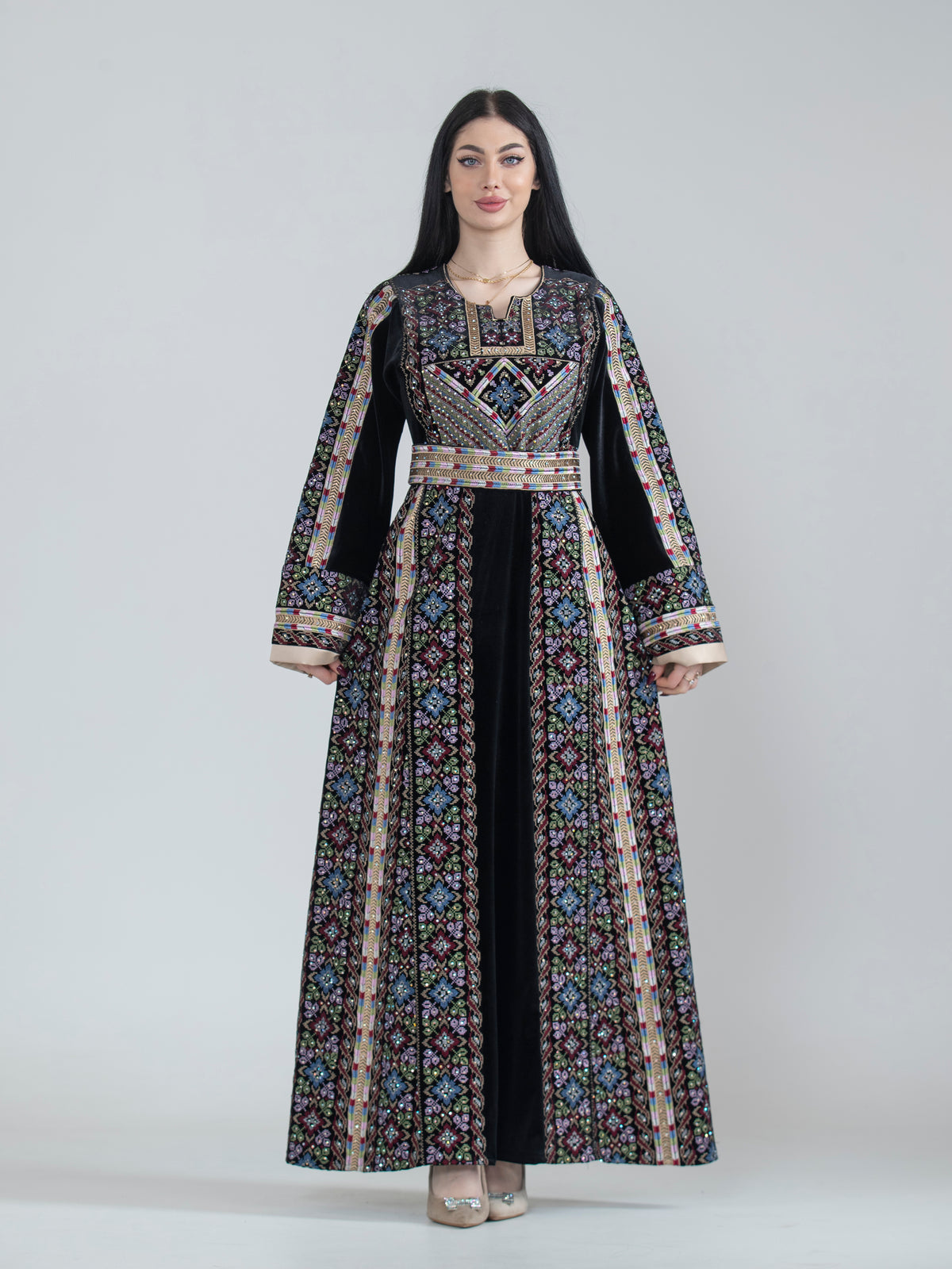 The Embroidered Cypress Jerusalem Women’s Thobe