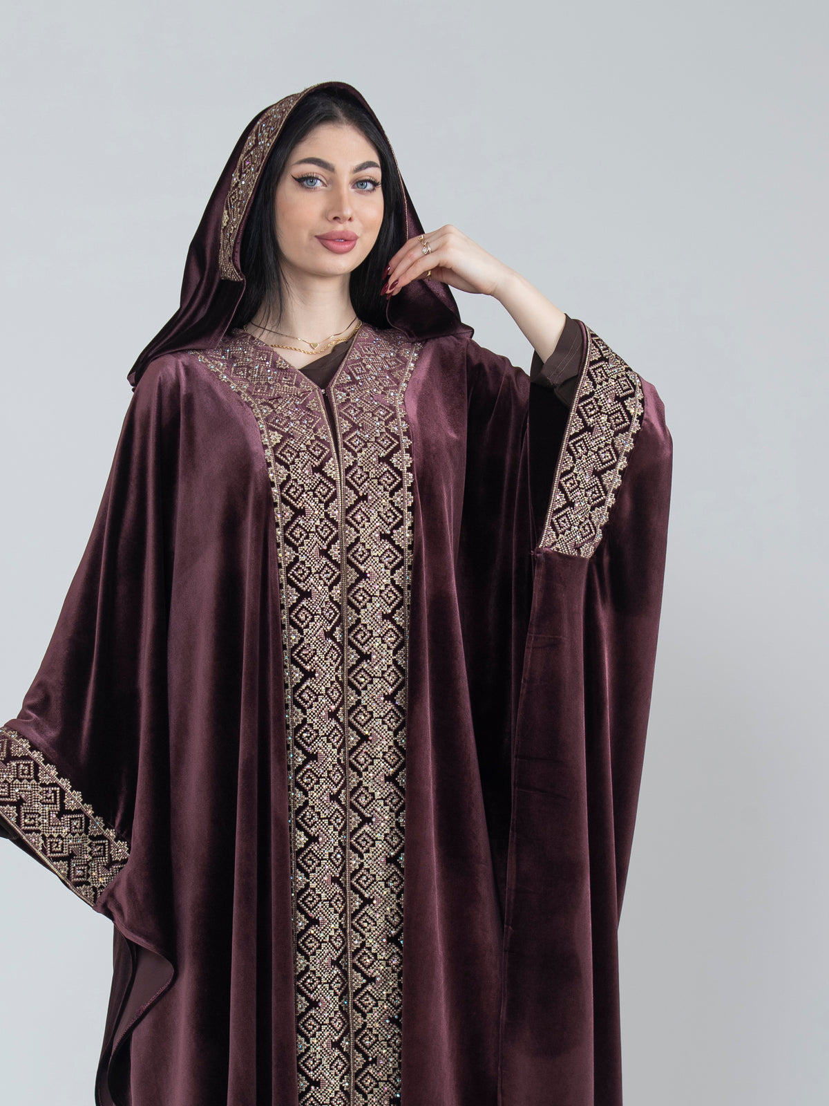 Women's winter warm abaya