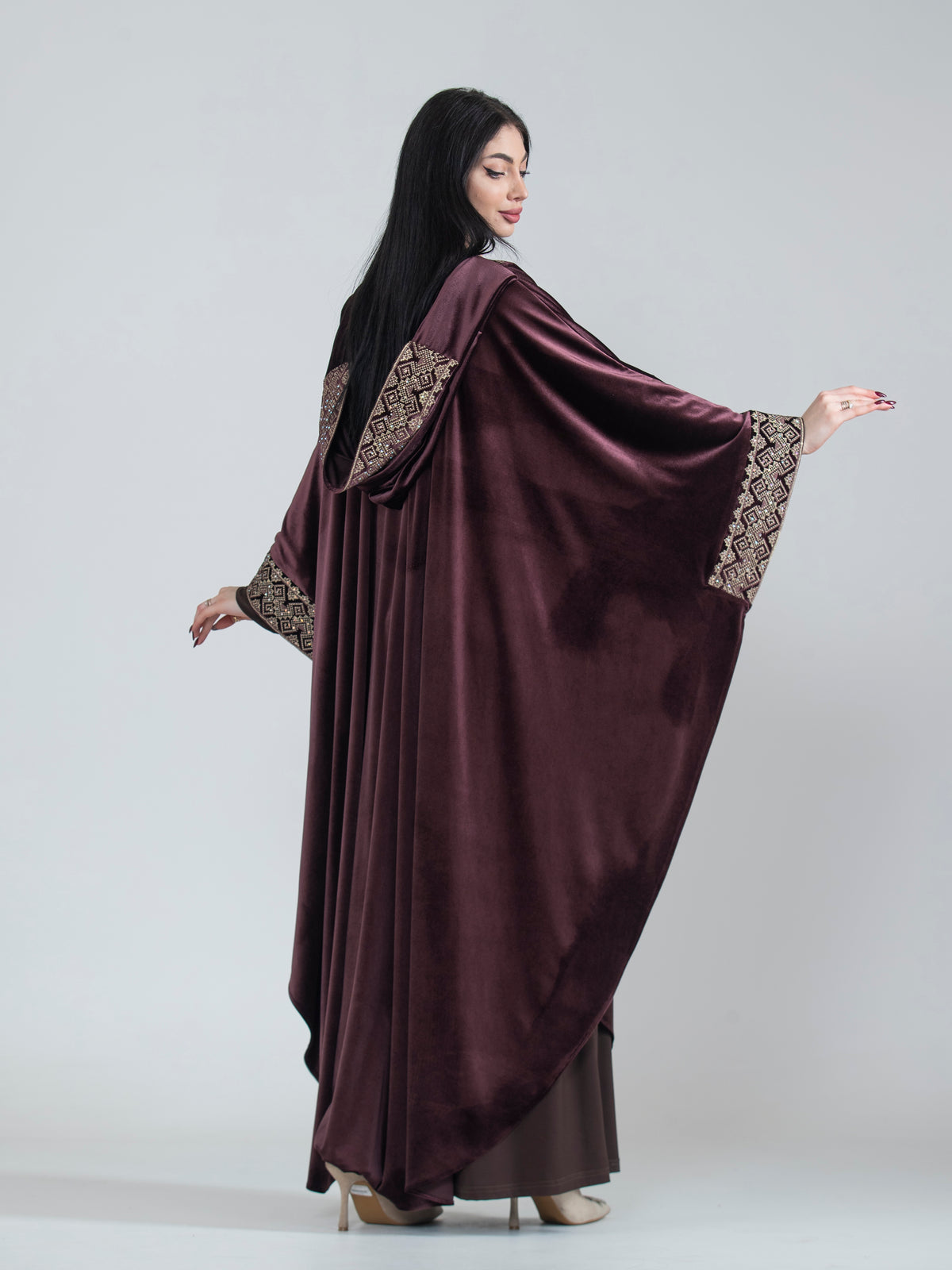 Women's winter warm abaya
