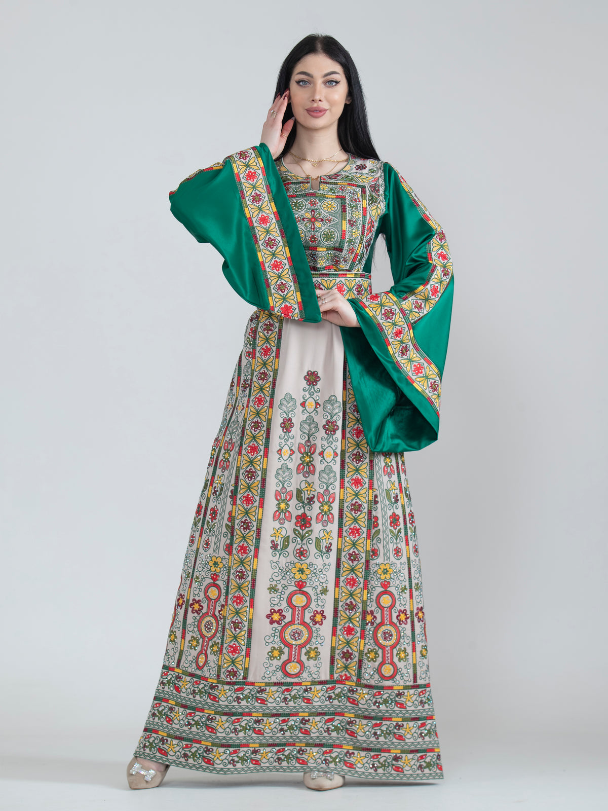Embroidered Women’s Galilean Rose Thobe