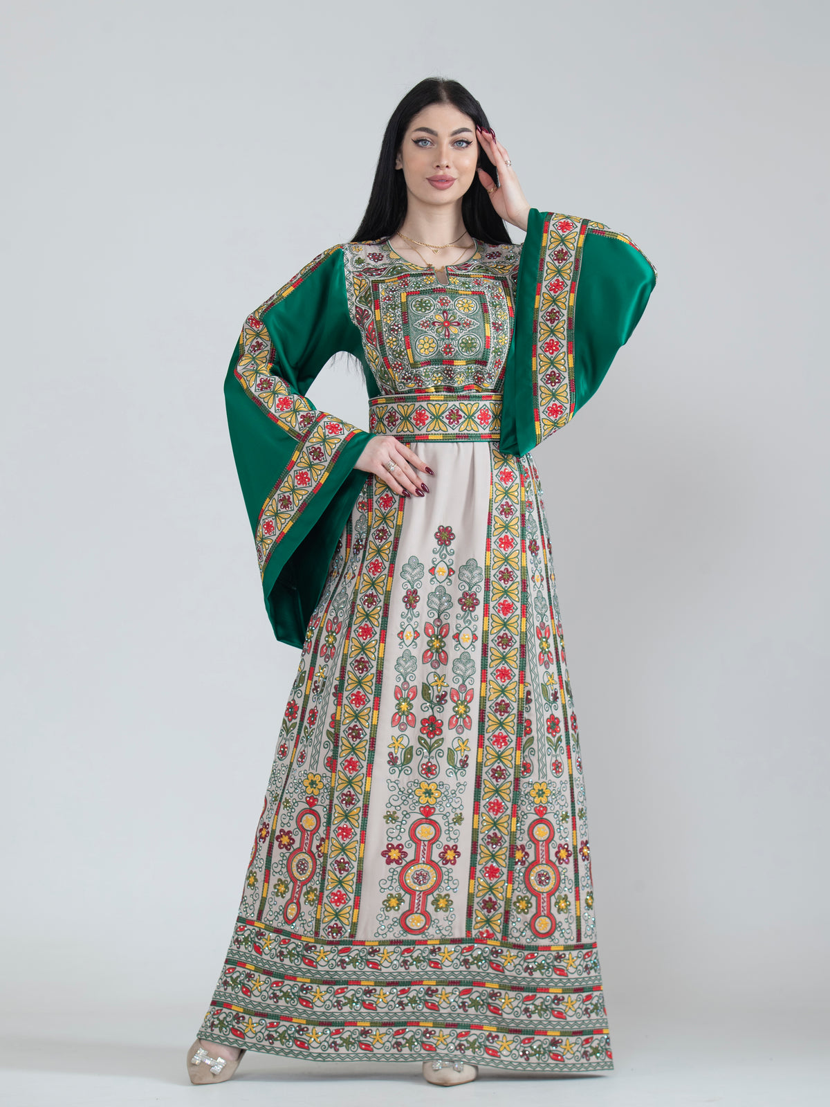 Embroidered Women’s Galilean Rose Thobe
