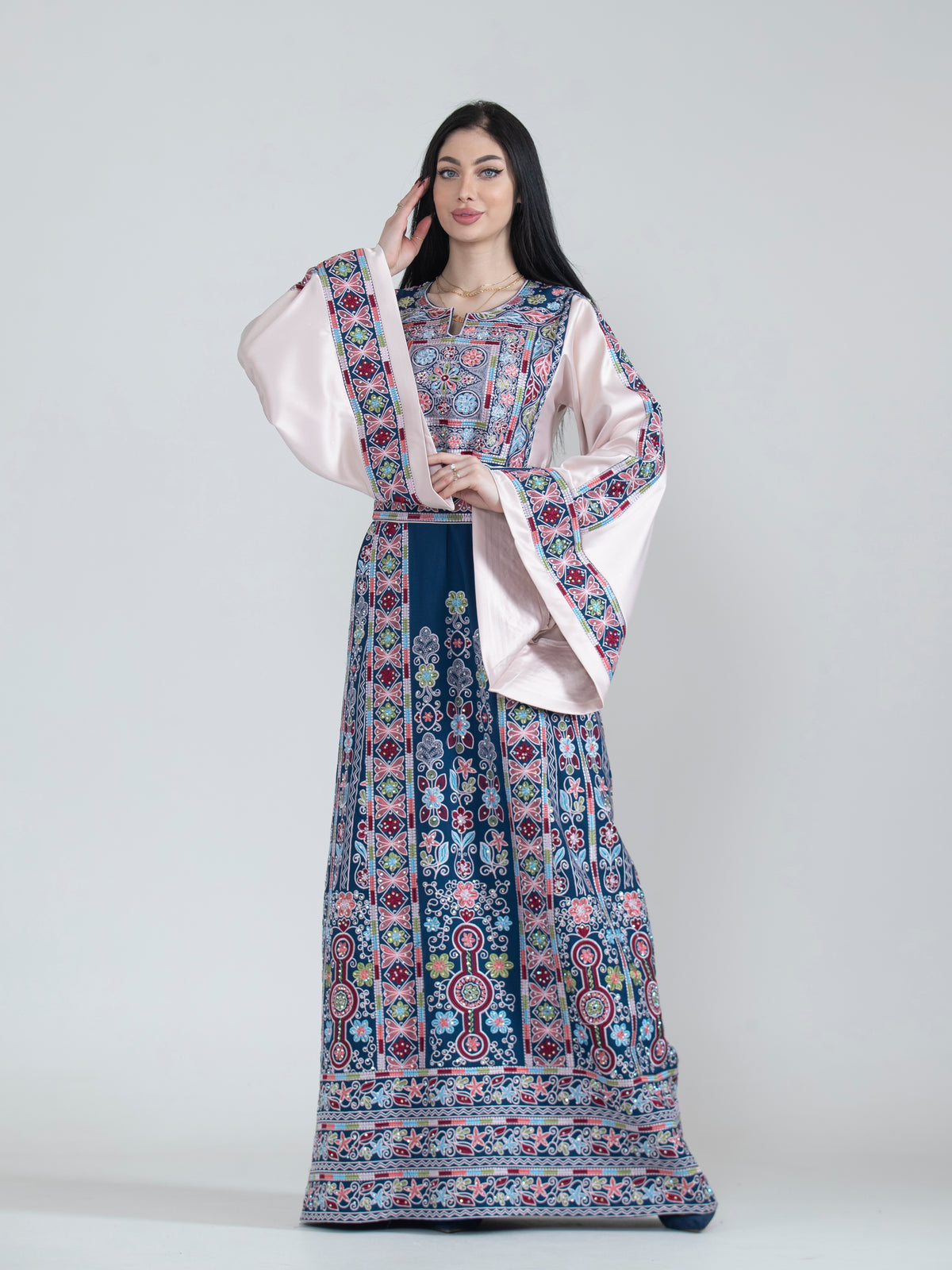 Embroidered Women’s Galilean Rose Thobe