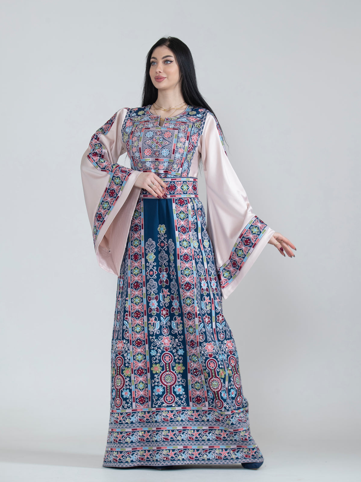 Embroidered Women’s Galilean Rose Thobe