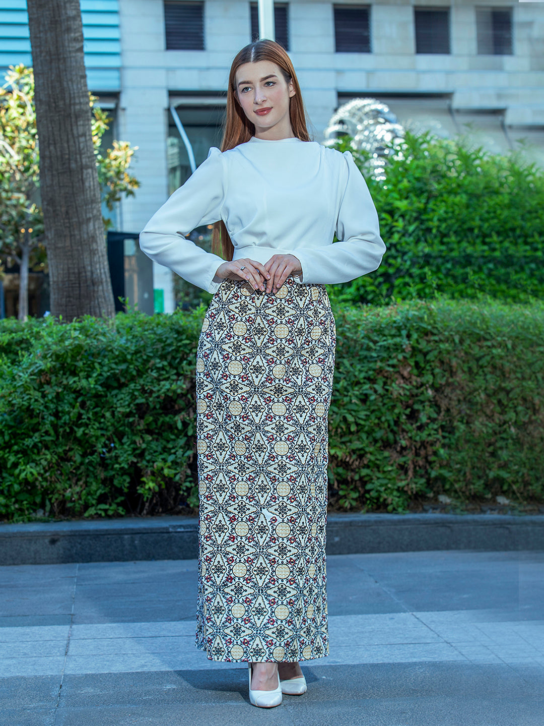 Embroidered dress