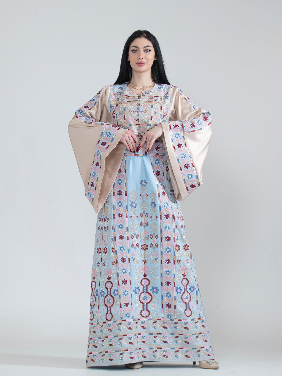 Embroidered Women’s Galilean Rose Thobe