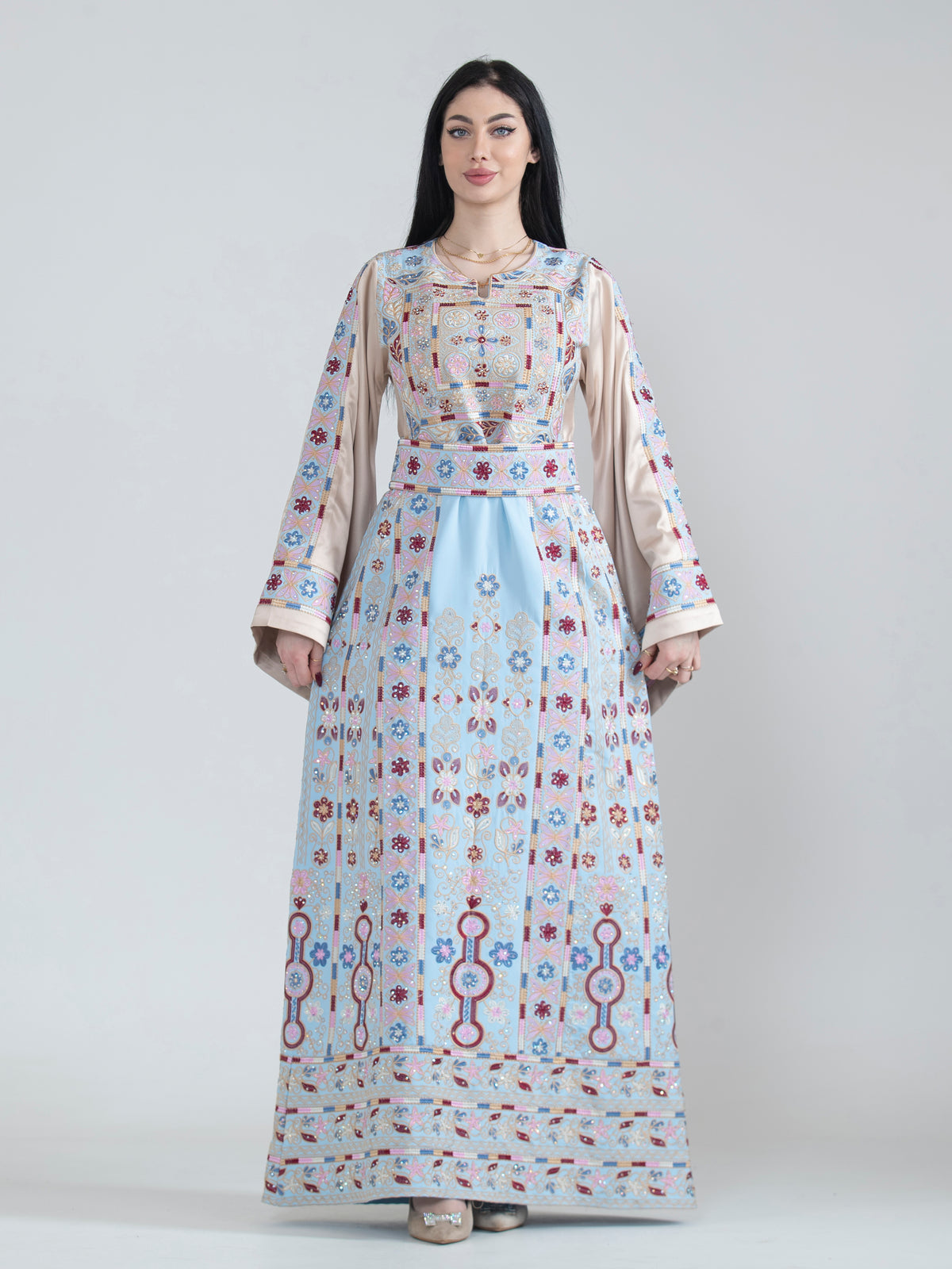 Embroidered Women’s Galilean Rose Thobe