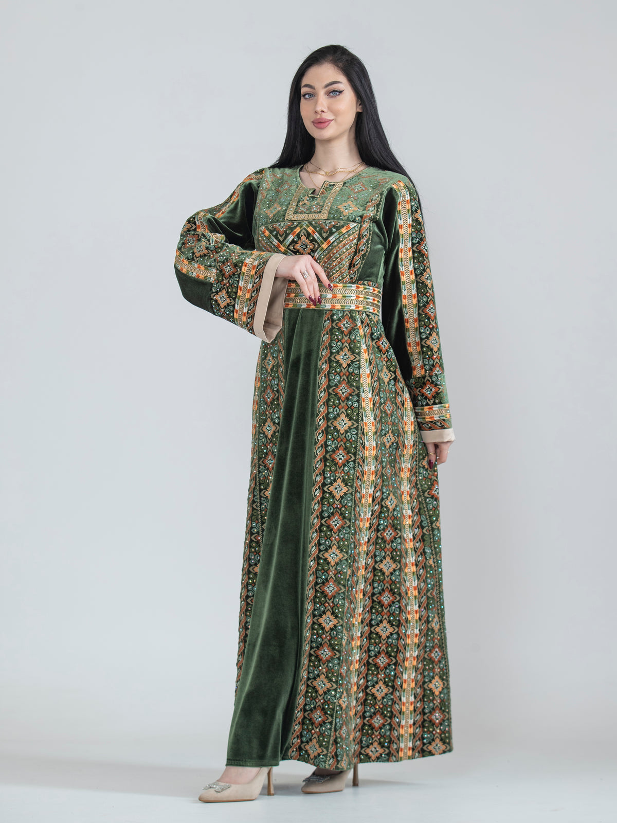 The Embroidered Cypress Jerusalem Women’s Thobe