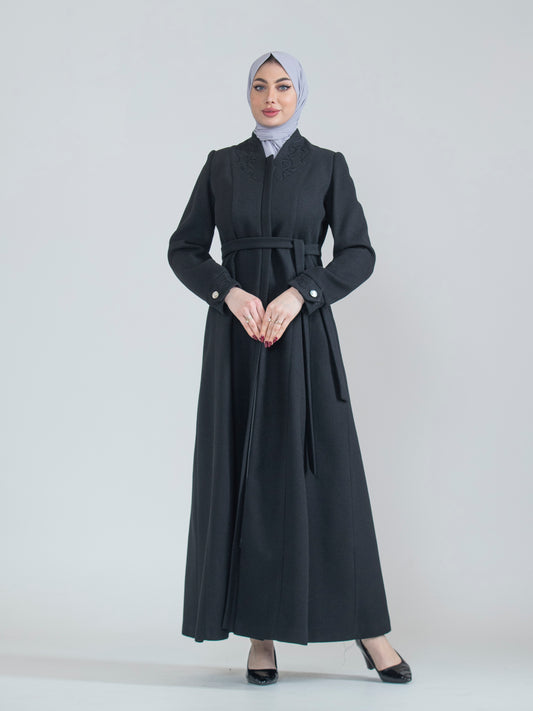 Jilbab with embroidery pattern