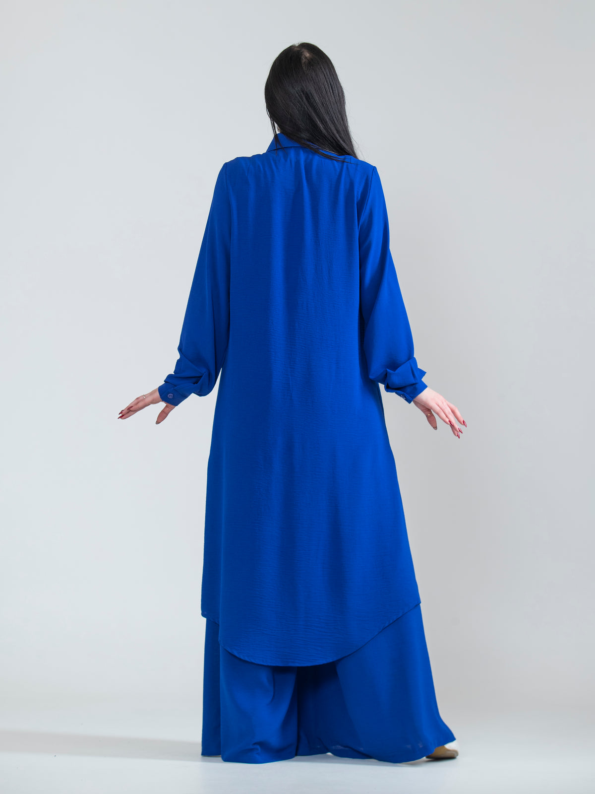 Sabah Long Shirt & Pants Summer Set