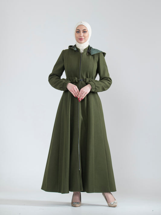 Women’s Winter Nada Jilbab with Detachable Hood