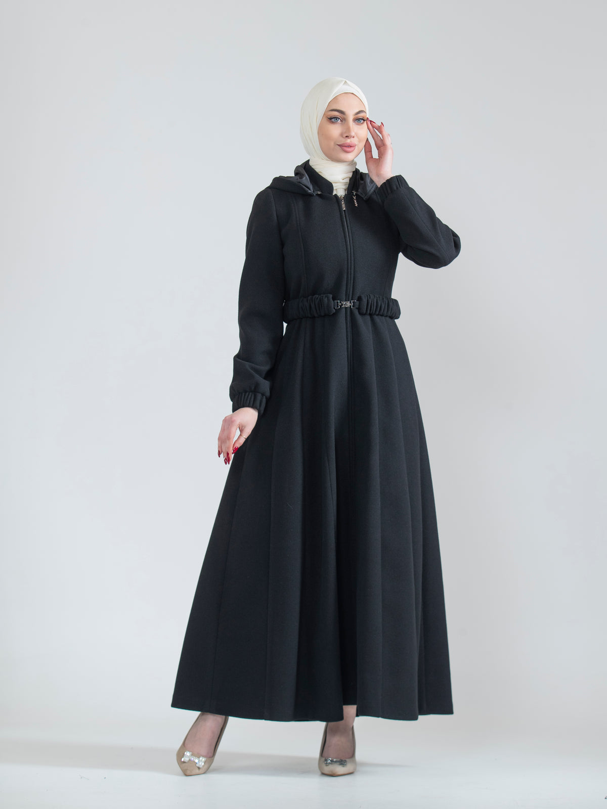 Women’s Winter Nada Jilbab with Detachable Hood