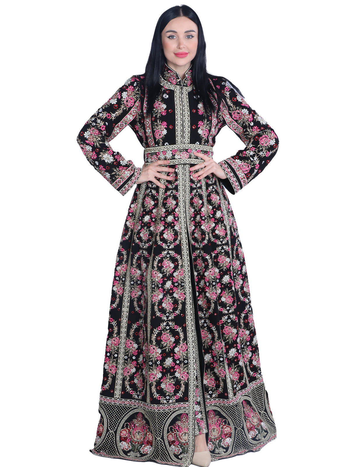 Embroidered caftan