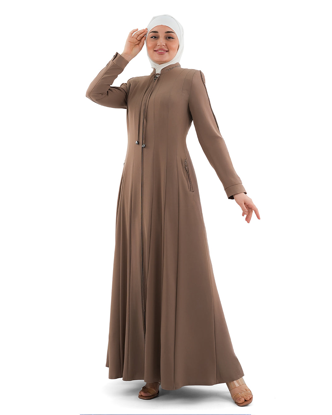 Almas Korean Fabric Jilbab with Rhinestones