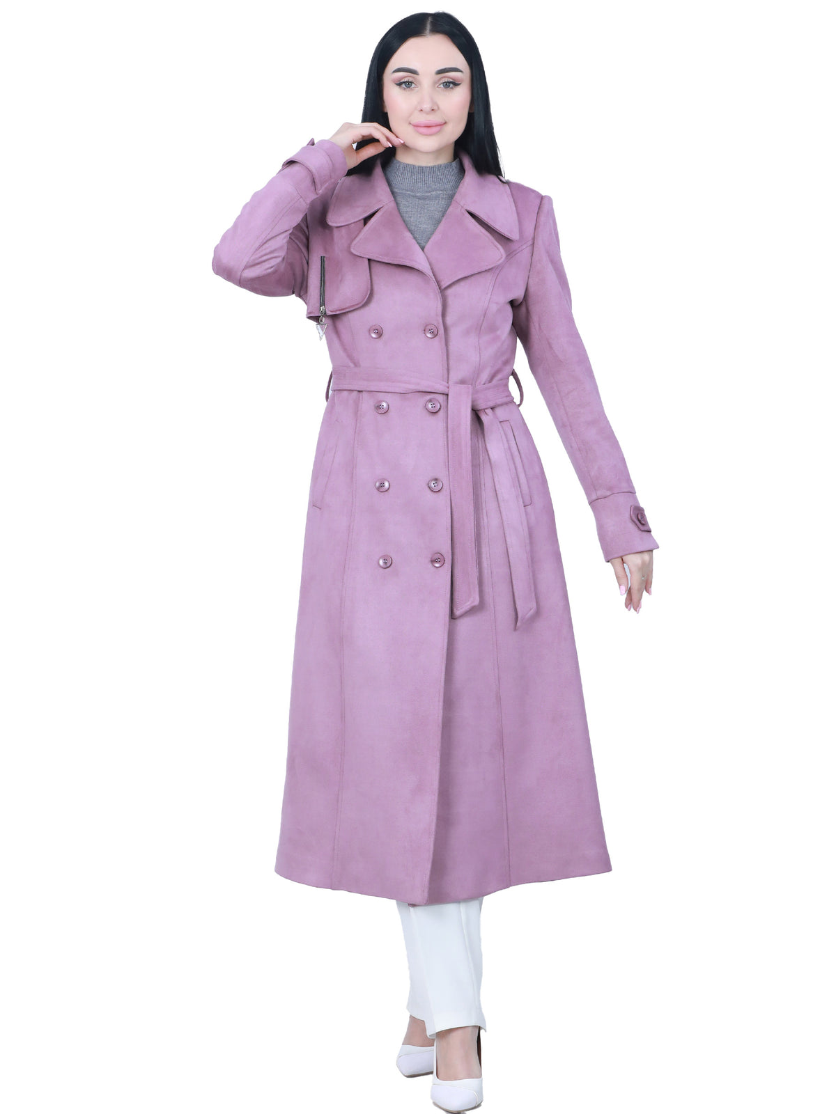 Women's long winter jacket